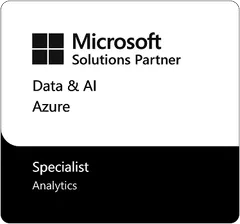 Microsoft Solutions Partner, Specialized: Data & AI Azure